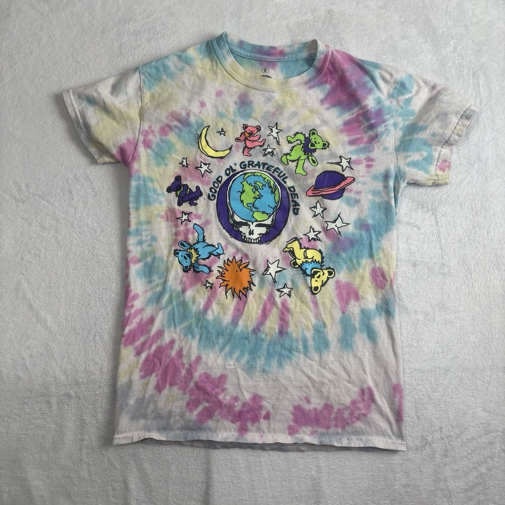 Grateful Dead Good Ol' Tie-Dye Logo Short Sleeve Shirt Men's Size Small